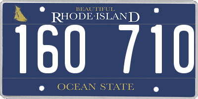 RI license plate 160710