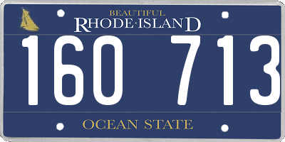 RI license plate 160713