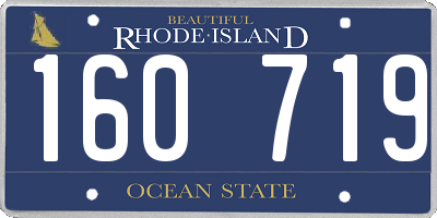 RI license plate 160719