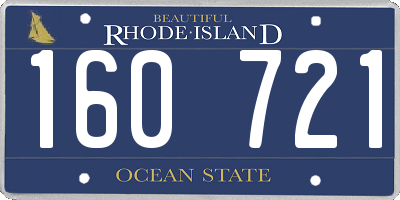 RI license plate 160721