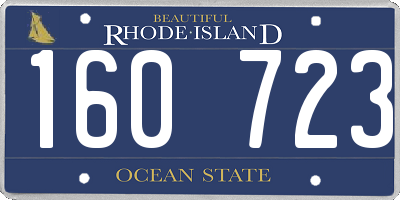 RI license plate 160723