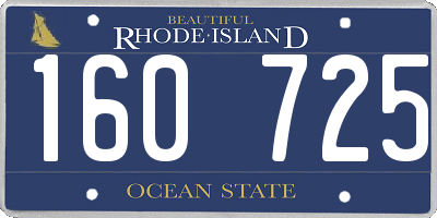 RI license plate 160725