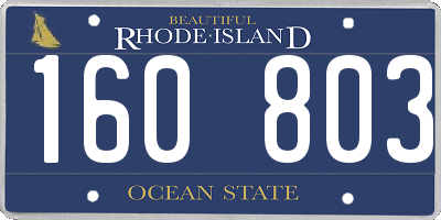 RI license plate 160803