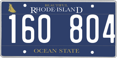 RI license plate 160804