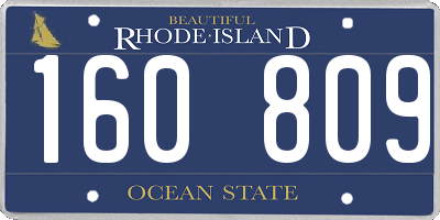 RI license plate 160809