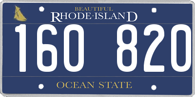 RI license plate 160820