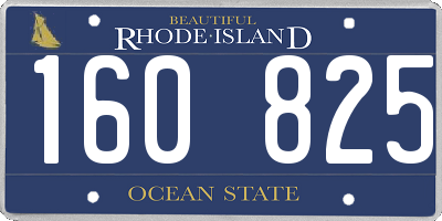 RI license plate 160825