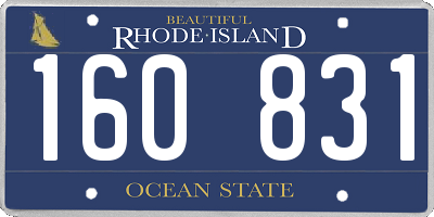 RI license plate 160831