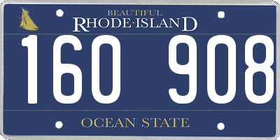 RI license plate 160908