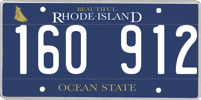 RI license plate 160912