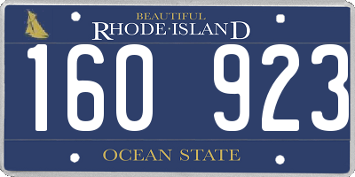RI license plate 160923