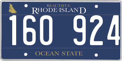 RI license plate 160924