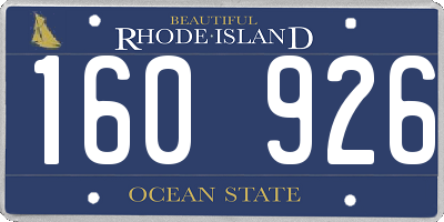 RI license plate 160926