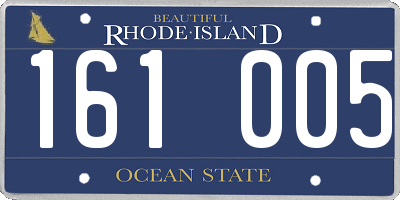 RI license plate 161005