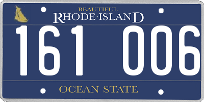 RI license plate 161006