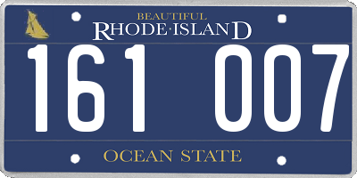 RI license plate 161007