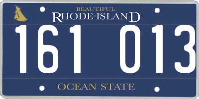 RI license plate 161013