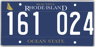 RI license plate 161024