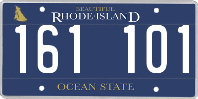 RI license plate 161101