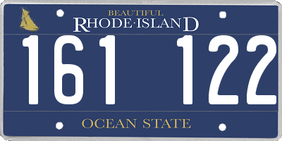 RI license plate 161122