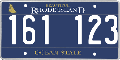 RI license plate 161123