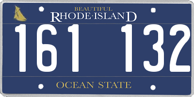 RI license plate 161132