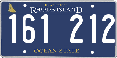 RI license plate 161212