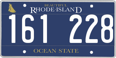 RI license plate 161228
