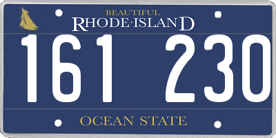 RI license plate 161230