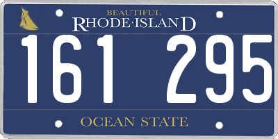 RI license plate 161295