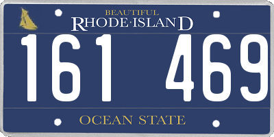 RI license plate 161469