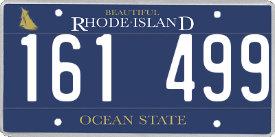 RI license plate 161499