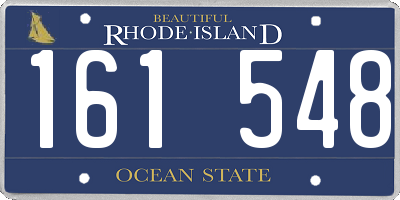 RI license plate 161548