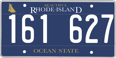 RI license plate 161627