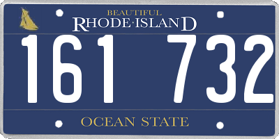 RI license plate 161732