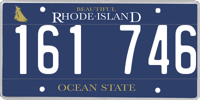 RI license plate 161746