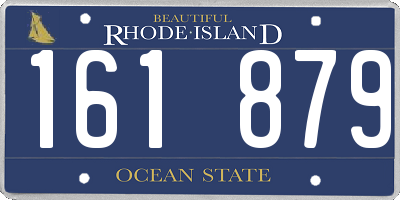 RI license plate 161879