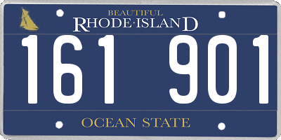 RI license plate 161901