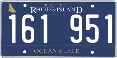 RI license plate 161951