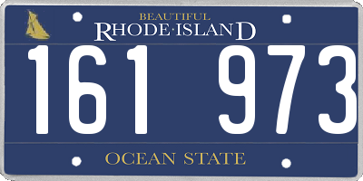 RI license plate 161973
