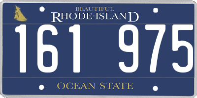 RI license plate 161975