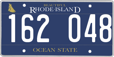 RI license plate 162048