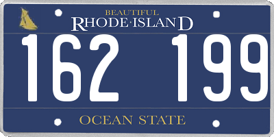 RI license plate 162199