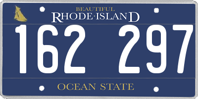 RI license plate 162297