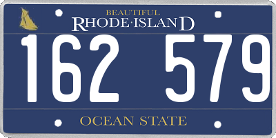 RI license plate 162579