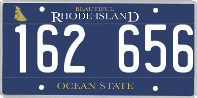 RI license plate 162656