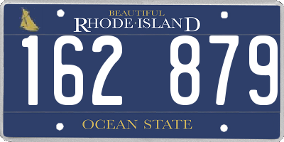 RI license plate 162879