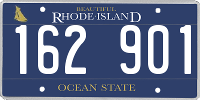 RI license plate 162901