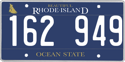 RI license plate 162949