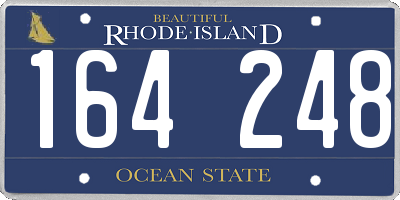 RI license plate 164248